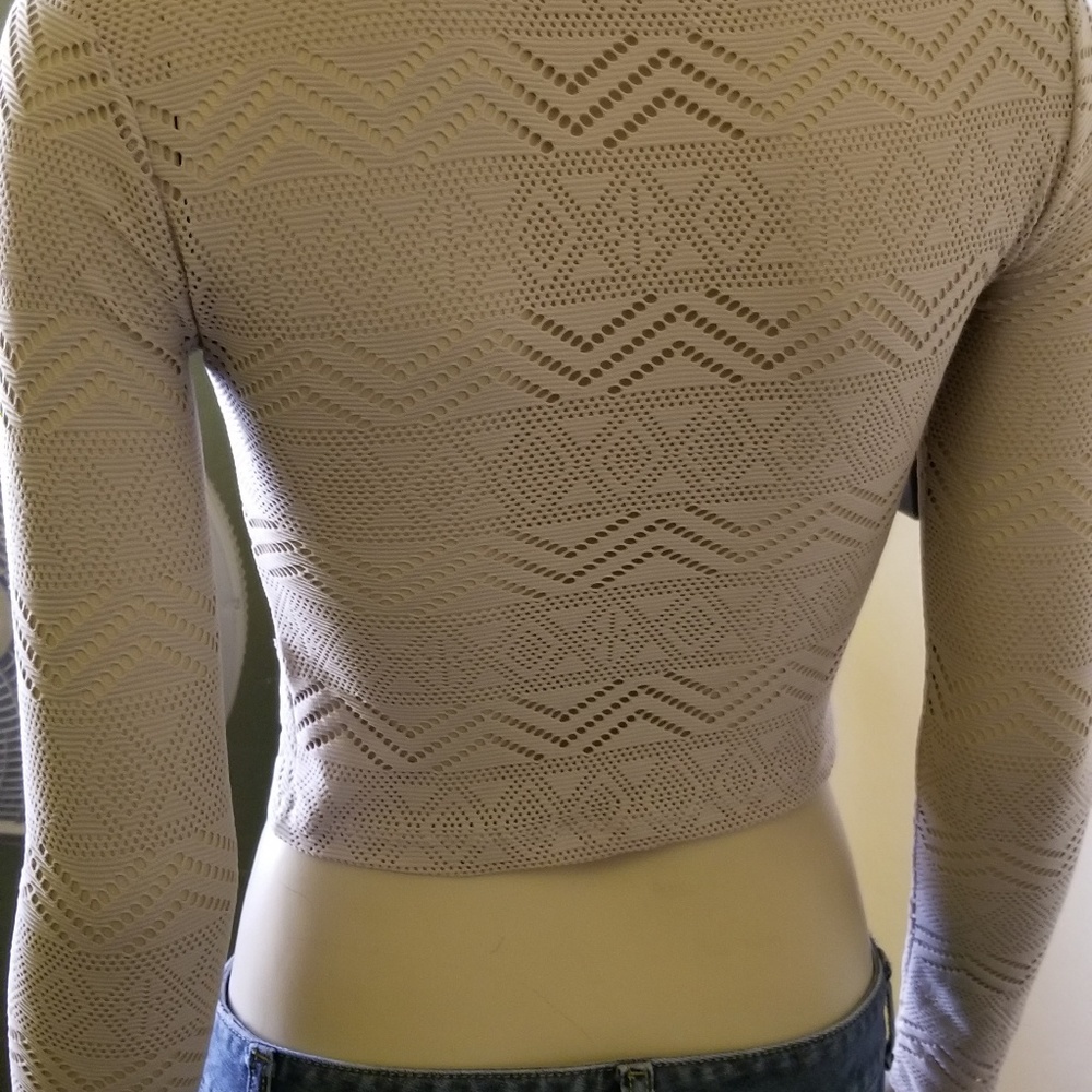 Forever 21 Beige Crop Top - Picture 4 of 5
